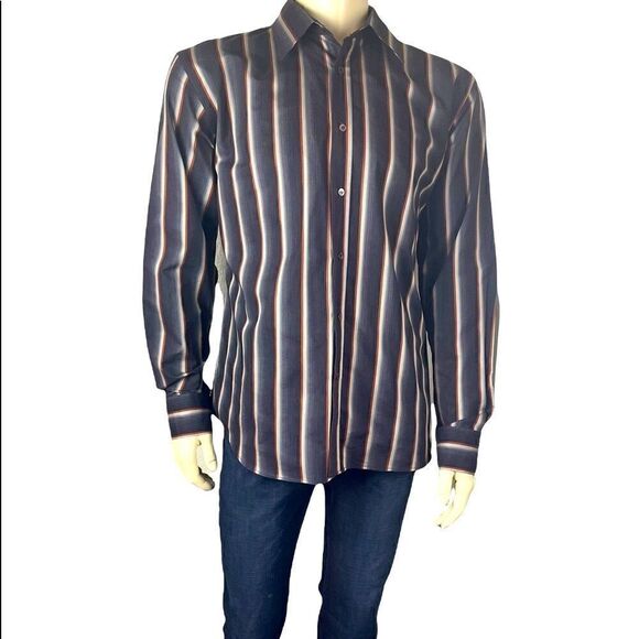 Like New Long Sleeved Ted Baker Dress Shirt Size 5 (M) - Picture 1 of 9